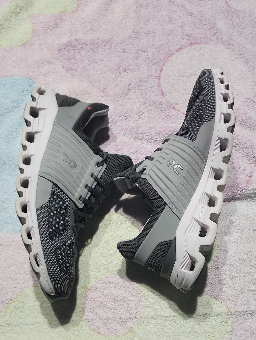 ON RUNNING Cloudswift Men/Adult shoe SZ 12.5 Athletics Rock/Slate - Picture 3 of 16